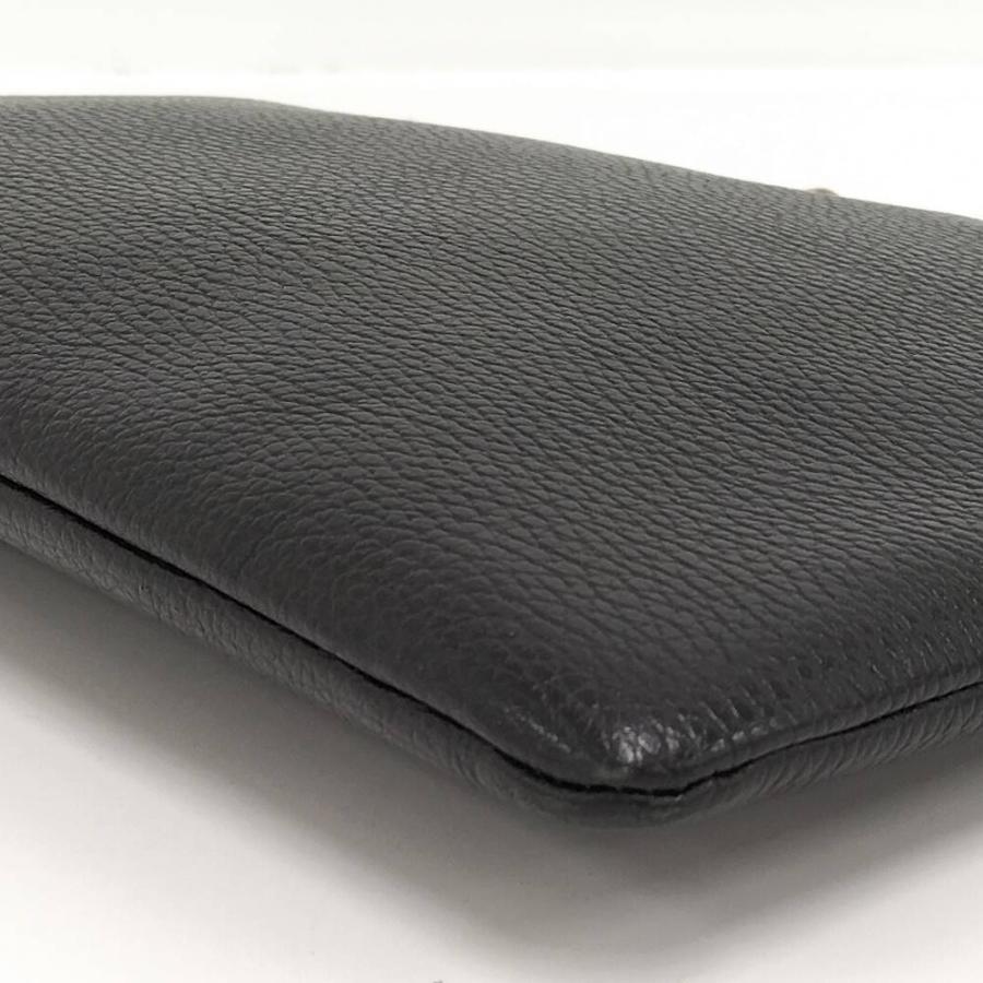 GUCCI（グッチ） バンブー クラッチバッグ レザー ブラック 449653