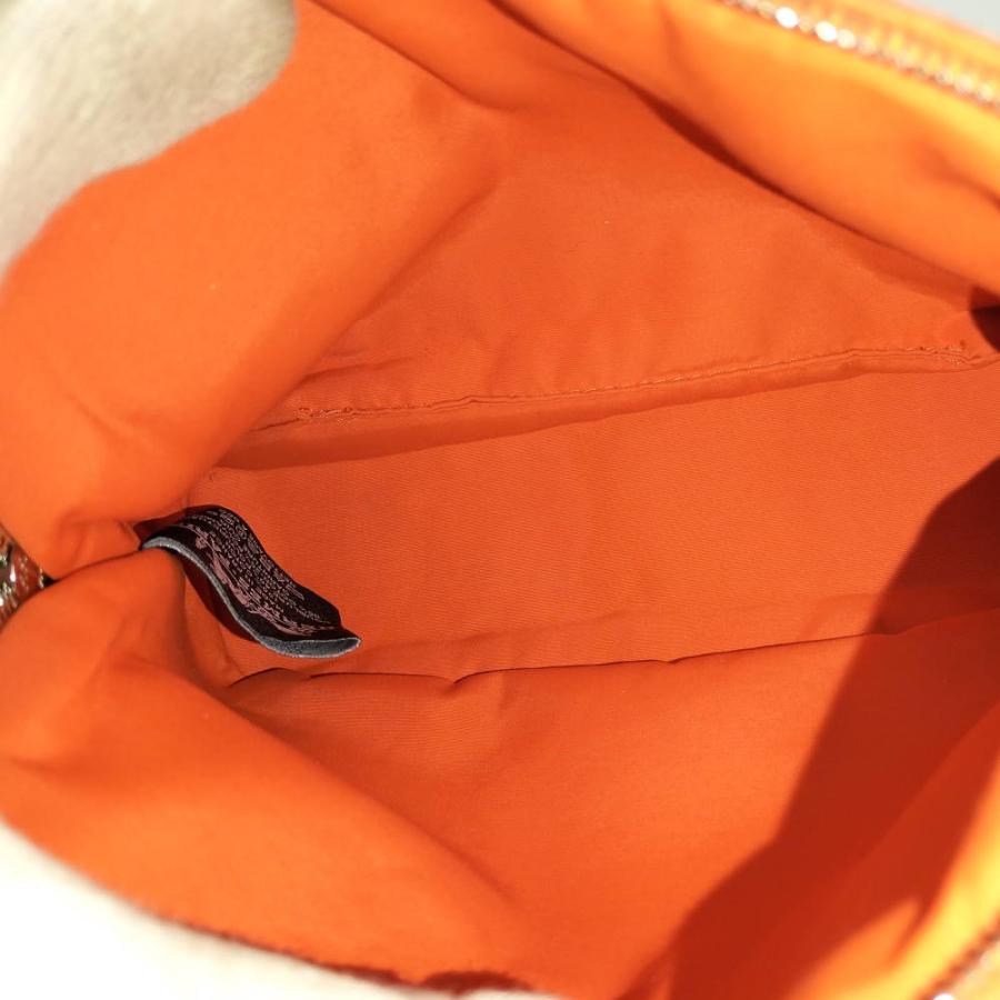 HERMES（エルメス） ボリードポーチ20 ミニ キャンバス オレンジ系