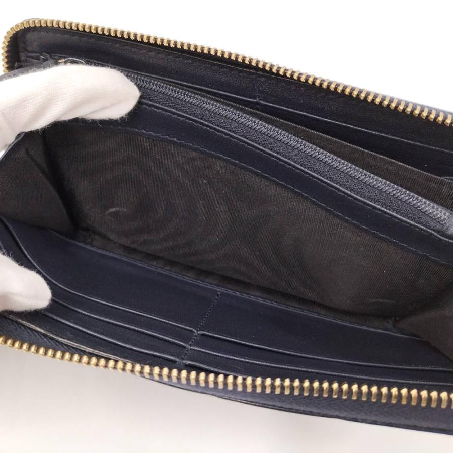 GUCCI（グッチ） ラウンドファスナー長財布 グッチシマ レザー