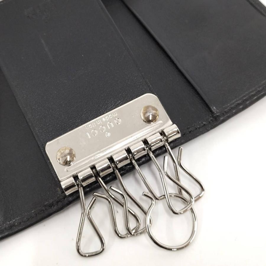 GUCCI　グッチシマ　6連キーケース　GGレザー　インターロッキング GUCCI（グッチ） GUCCI 6連キーケース グッチシマ インターロッキングG