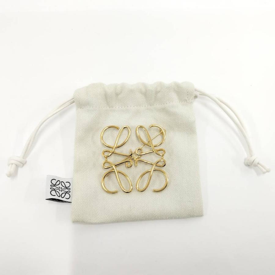 LOEWE（ロエベ） ブローチ アナグラム GP ゴールド : JJコレクション