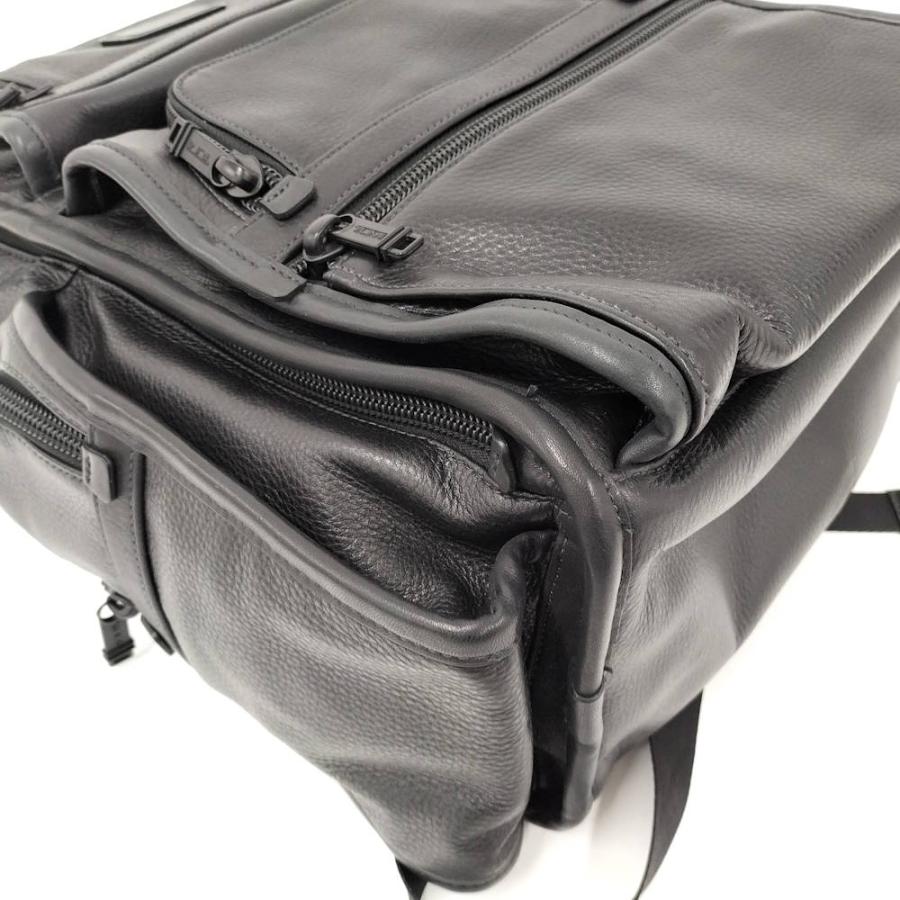 TUMI（トゥミ） TUMI alpha3 ビジネスリュック レザー ブラック : JJ
