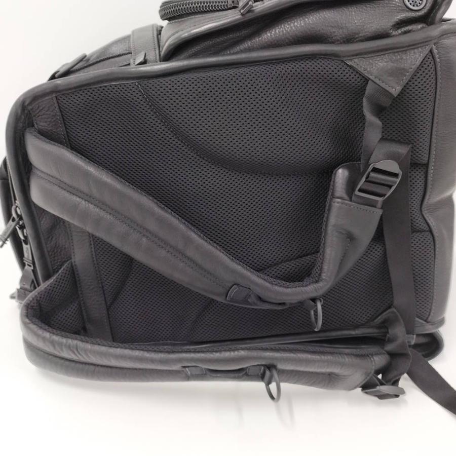 TUMI（トゥミ） TUMI alpha3 ビジネスリュック レザー ブラック : JJ