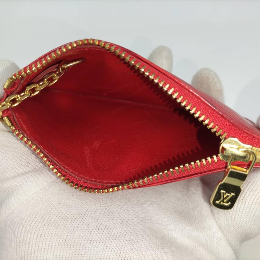 LOUISVUITTONヴィトンポシェットクレエピレッド M63807小銭入れ LOUIS