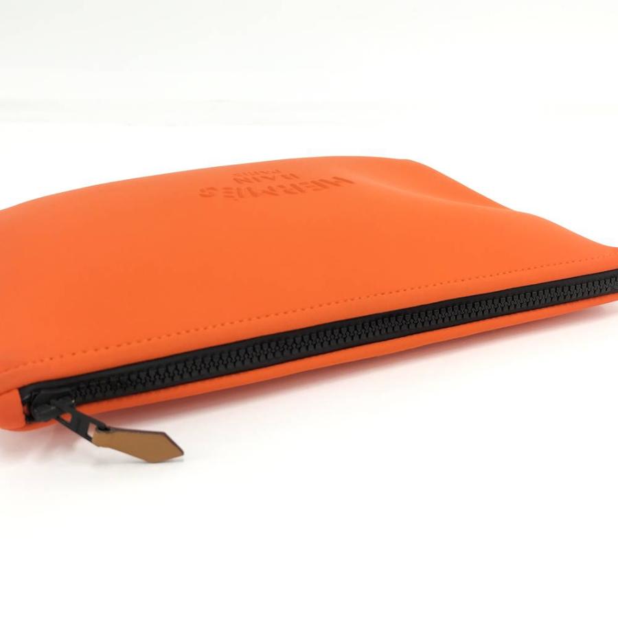未使用！エルメスHermes　ネオバン　MM　ポーチ　オレンジカラー　ポシェット HERMES（エルメス） ポーチ ネオバン マイヨン マランMM オレンジ : JJ