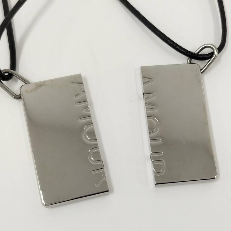 HERMES（エルメス） シンボル アムール ネックレス ペア メッキ