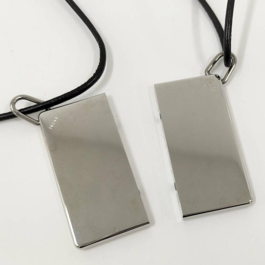 HERMES（エルメス） シンボル アムール ネックレス ペア メッキ