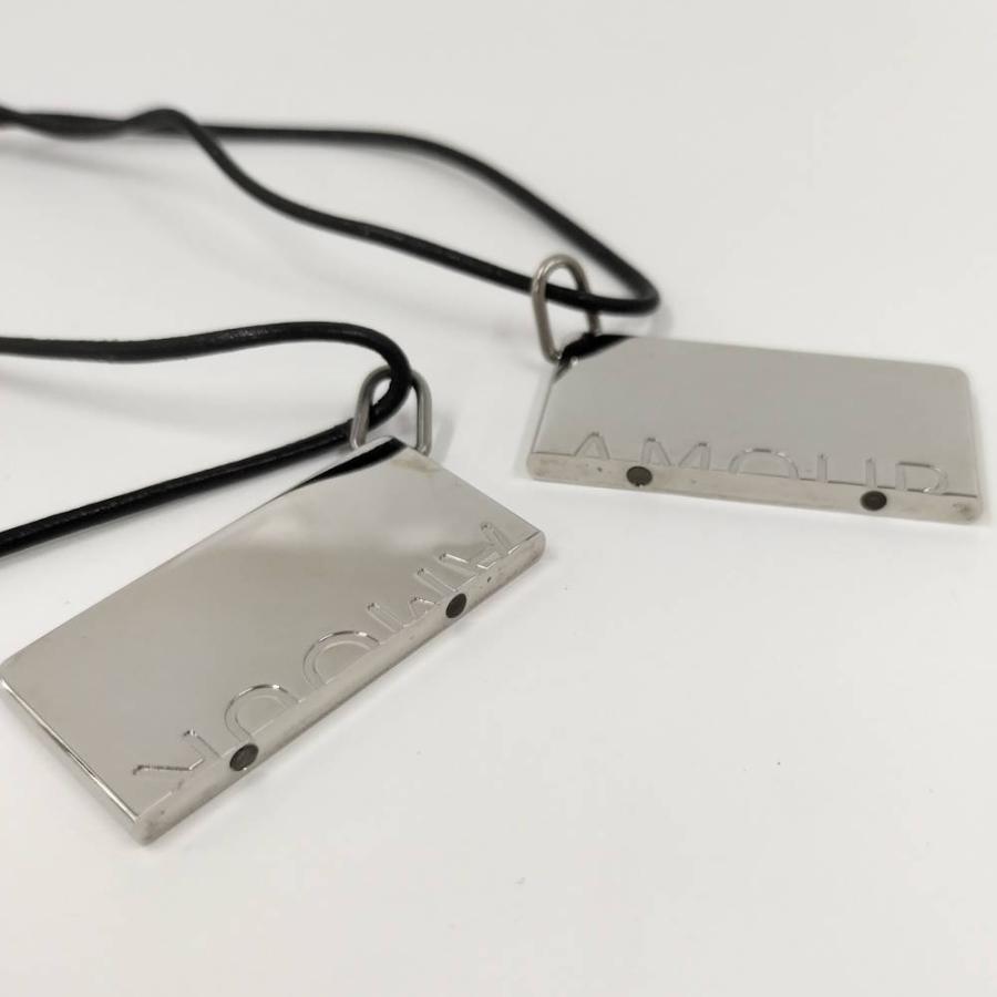 HERMES（エルメス） シンボル アムール ネックレス ペア メッキ