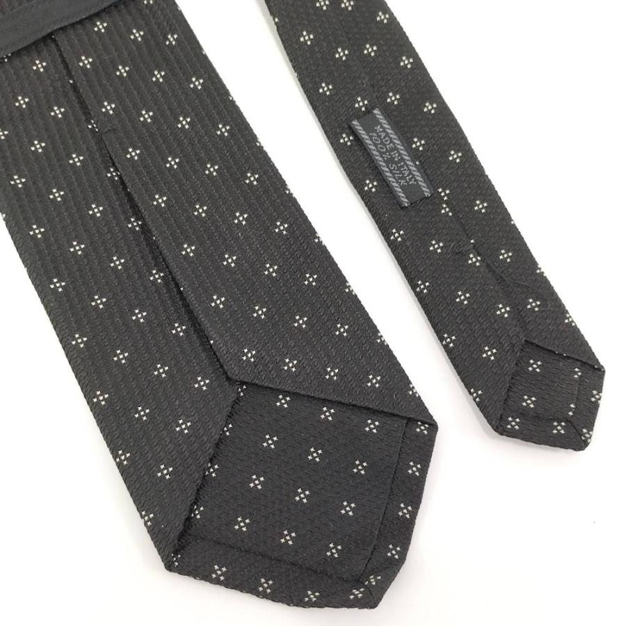 PRADA（プラダ） ネクタイ シルク100% ブラック : JJコレクション