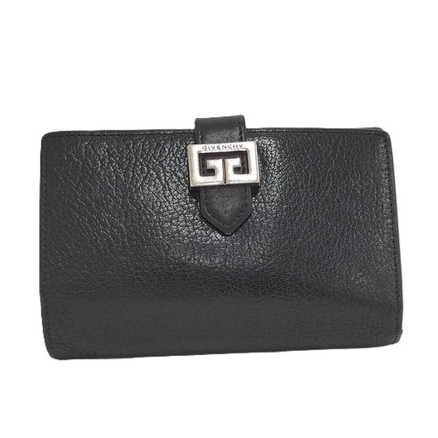 GIVENCHY GV3 2つ折り財布 キルティング レザー 2Gロゴ ボルドー GIVENCHY（ジバンシィ） 二つ折り財布 GV3 ミディアムウォレット