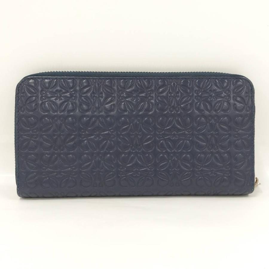 LOEWE（ロエベ） リピート アナグラム ラウンドファスナー 長財布 : JJ