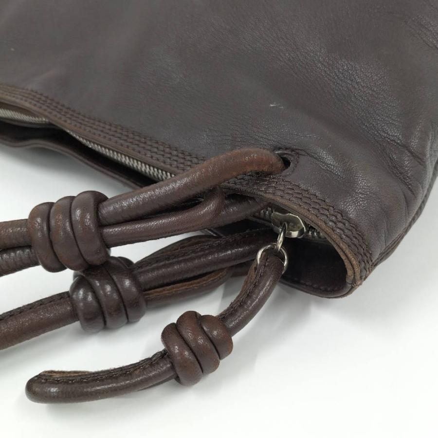 LOEWE（ロエベ） アナグラム ハンドバッグ レザー ブラウン : JJ