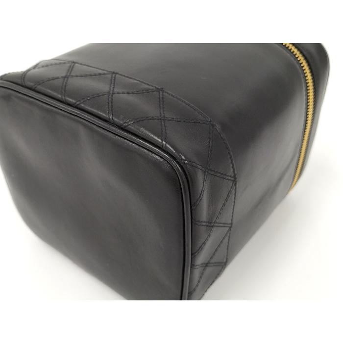 CHANEL（シャネル） バニティバッグ ビコローレ レザー ブラック