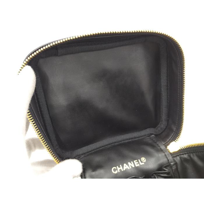 CHANEL（シャネル） バニティバッグ ビコローレ レザー ブラック