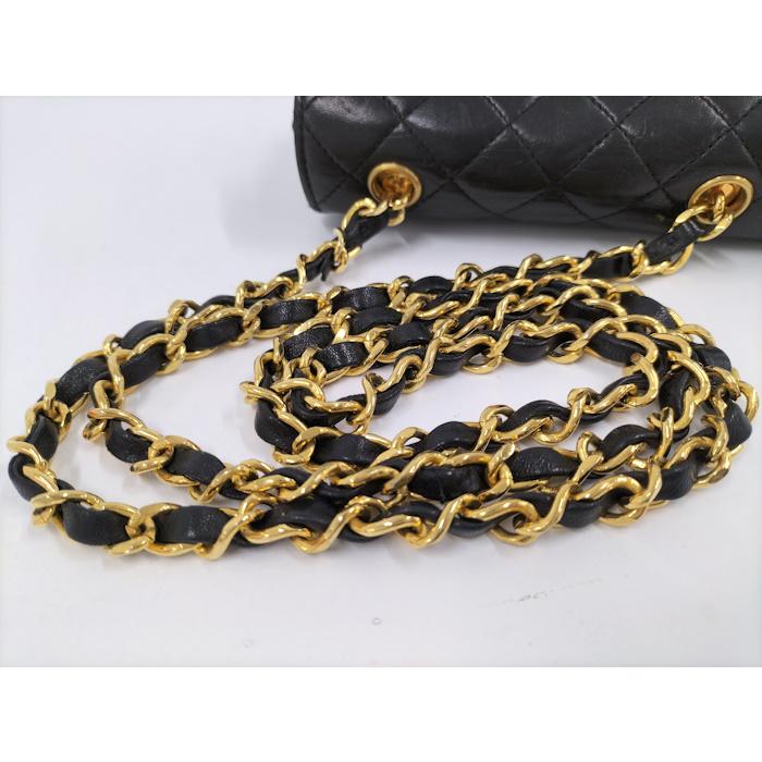 CHANEL シャネル✨️マトラッセ ショルダーバッグ✨️ラムスキン✨️ブラック CHANEL 黒 マトラッセ ラムスキン ショルダーバッグ