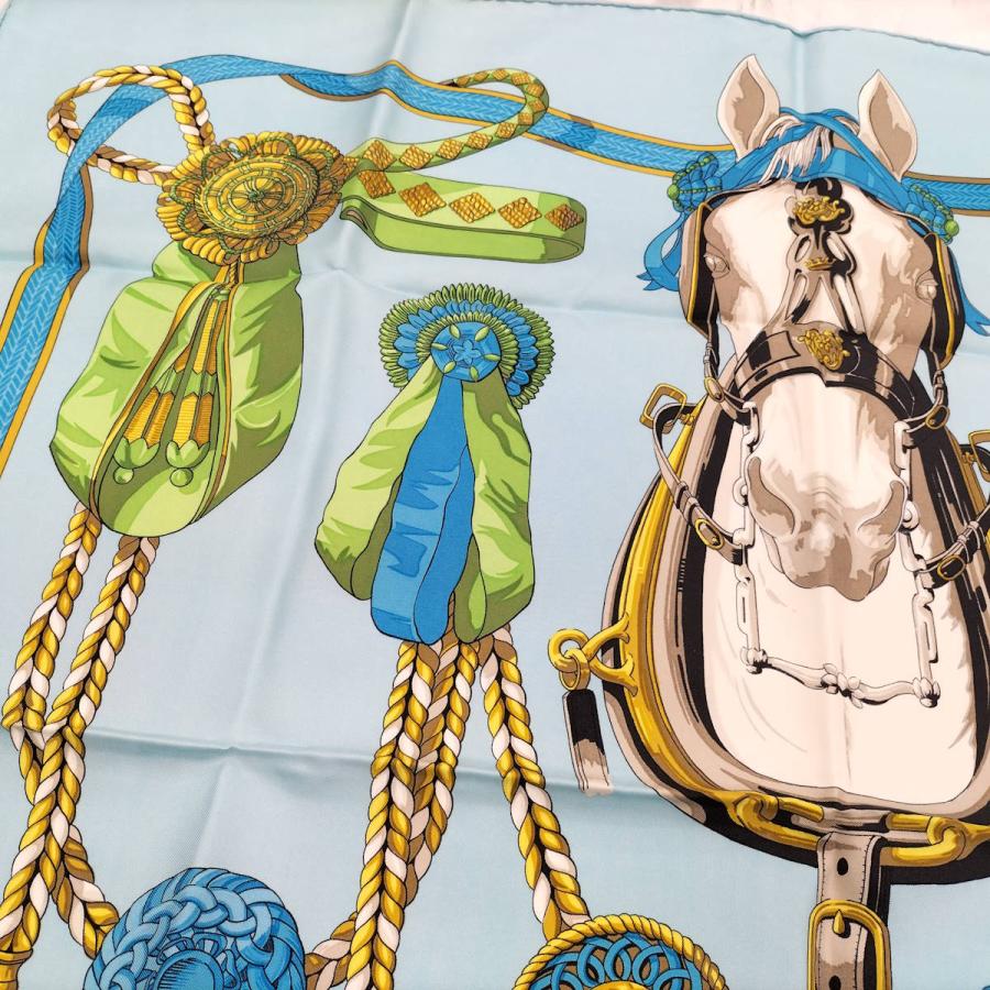 HERMES（エルメス） スカーフ カレ90 ブルー : JJコレクション ヤフー