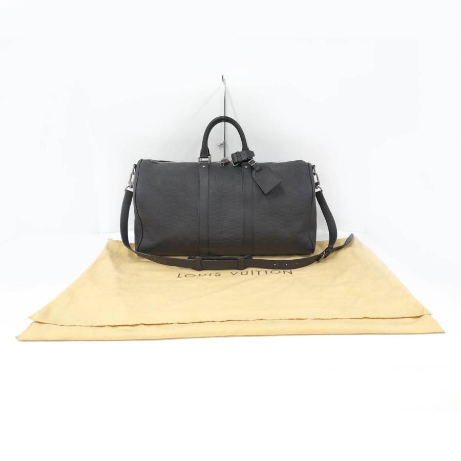 超美品　ルイヴィトン　ダミエ・アンフィニ　キーポル・バンドリエール45 オニキス LOUIS VUITTON（ルイ・ヴィトン） キーポル バンドリエール45 2WAY