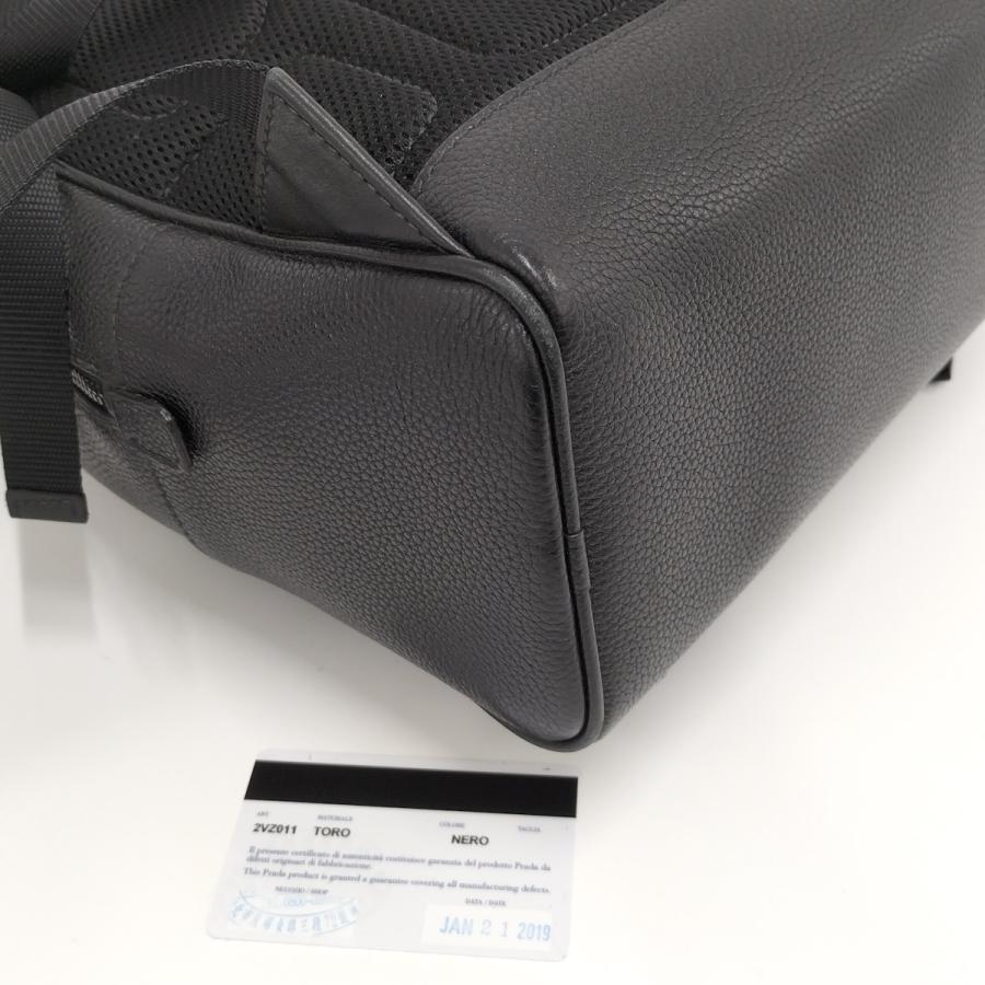 PRADA（プラダ） リュックサック レザー ブラック 2VZ011 : JJ