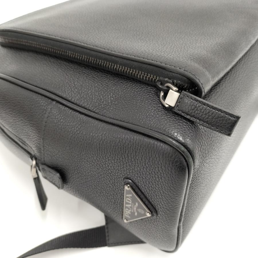 PRADA（プラダ） リュックサック レザー ブラック 2VZ011 : JJ