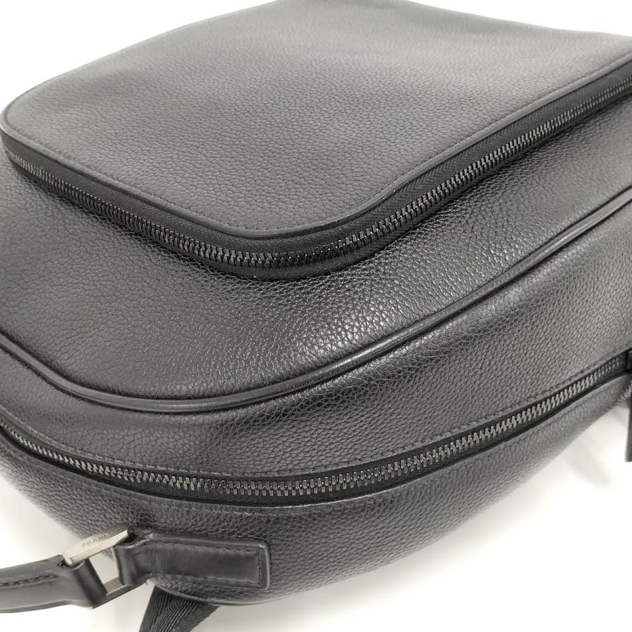 PRADA（プラダ） リュックサック レザー ブラック 2VZ011 : JJ