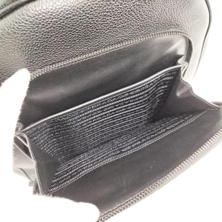 PRADA（プラダ） リュックサック レザー ブラック 2VZ011 : JJ