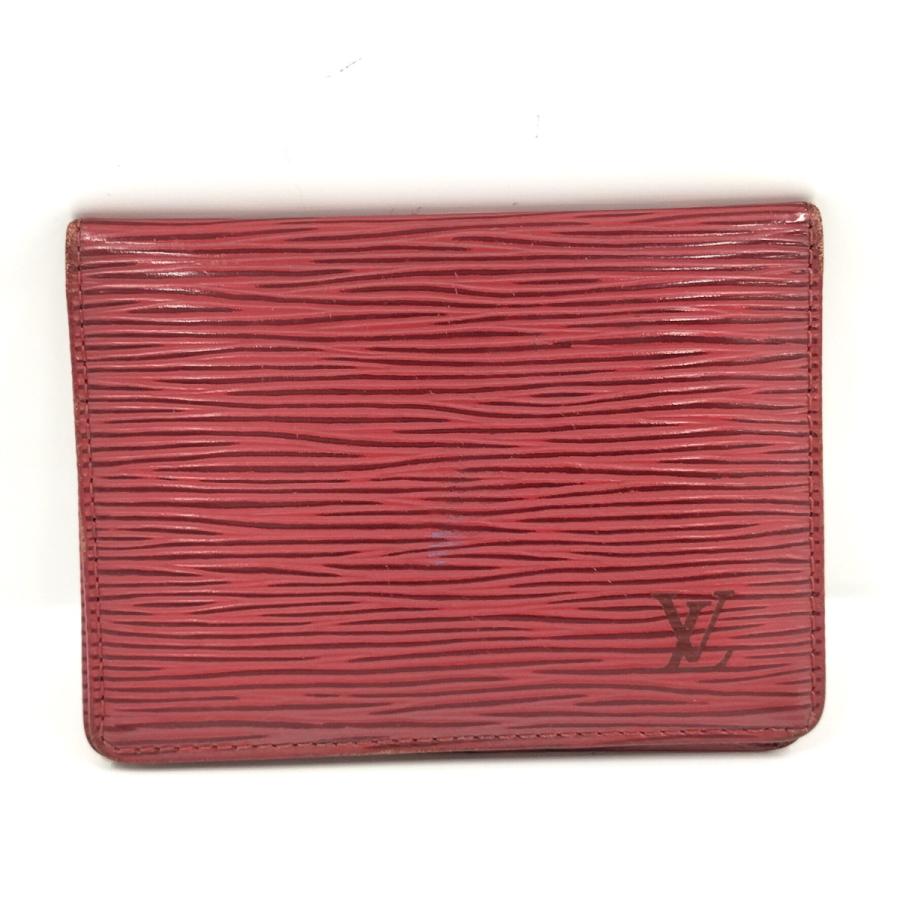 ルイヴィトン　エピ　パスケース　カードケース　ポルト2カルト ヴェルティカル LOUIS VUITTON（ルイ・ヴィトン） カードケース パスケース ポルト2