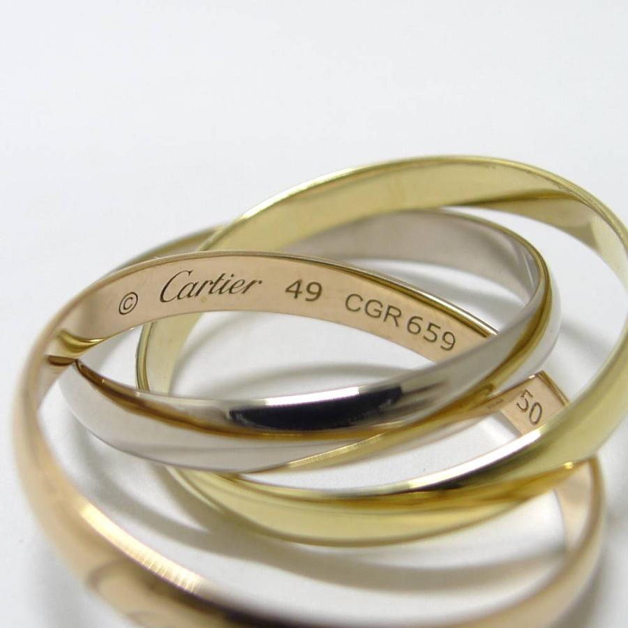 Cartier（カルティエ） トリニティ リング 750WG YG PG K18WG YG PG