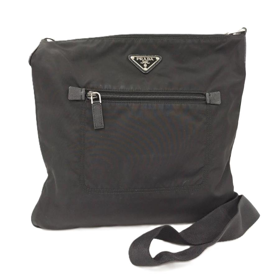 PRADA ナイロンショルダーバッグ BT0715 ブラック ギャランティ付 PRADA（プラダ） ショルダーバッグ ナイロン ブラック BT0715 : JJ