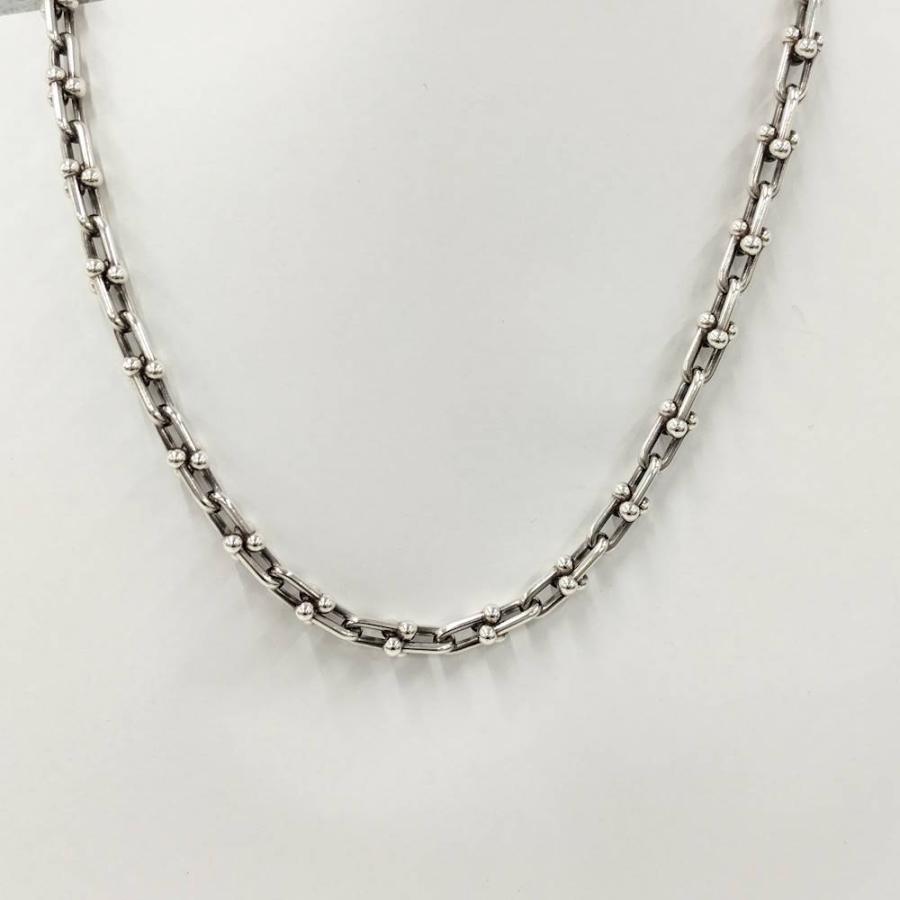 【極美品】ティファニー ハードウェア スモール リンク ネックレス Ag925 TIFFANY&Co.（ティファニー） ハードウェア スモールリンク ネックレス