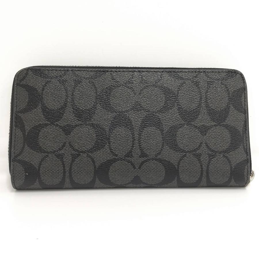 COACH（コーチ） 長財布 シグネチャー レザー ブラック C4452 : JJ