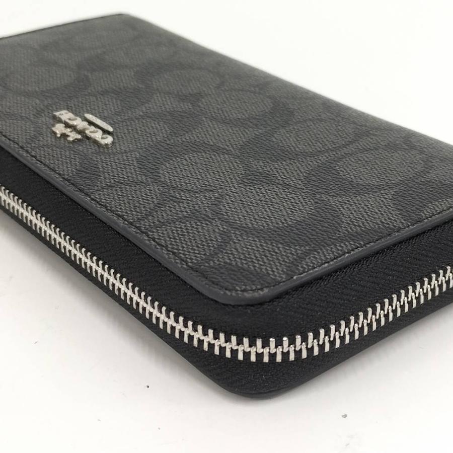 COACH（コーチ） 長財布 シグネチャー レザー ブラック C4452 : JJ
