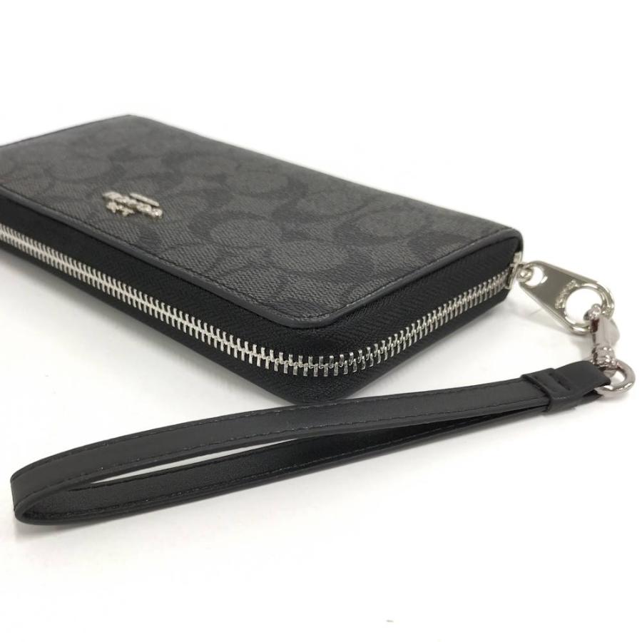 COACH（コーチ） 長財布 シグネチャー レザー ブラック C4452 : JJ