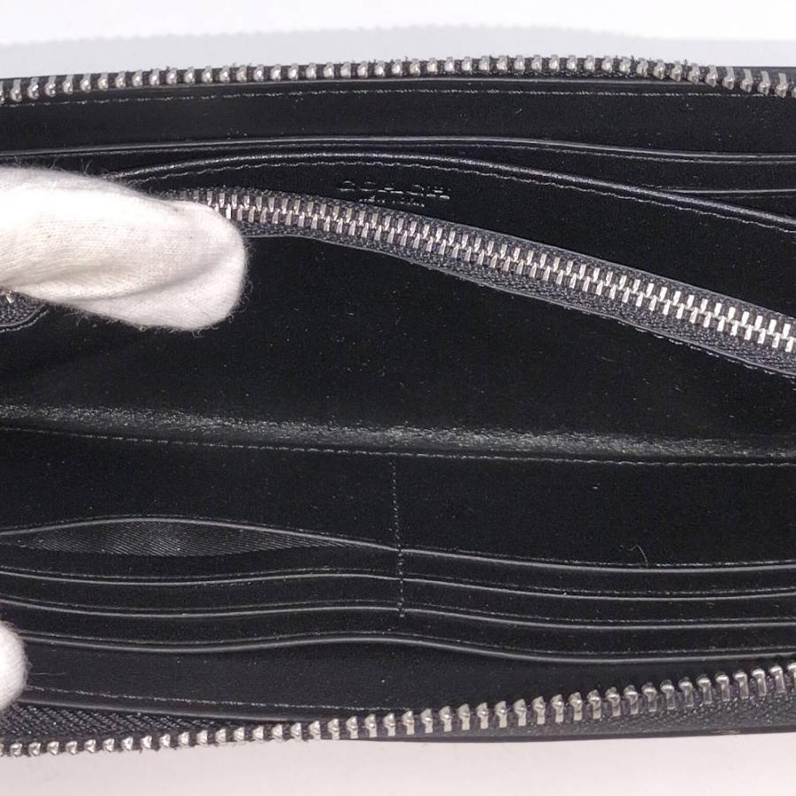 COACH（コーチ） 長財布 シグネチャー レザー ブラック C4452 : JJ