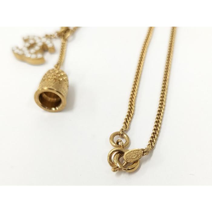 ヴィンテージ 正規品 シャネル ベルモチーフ ペンダントトップ ゴールド