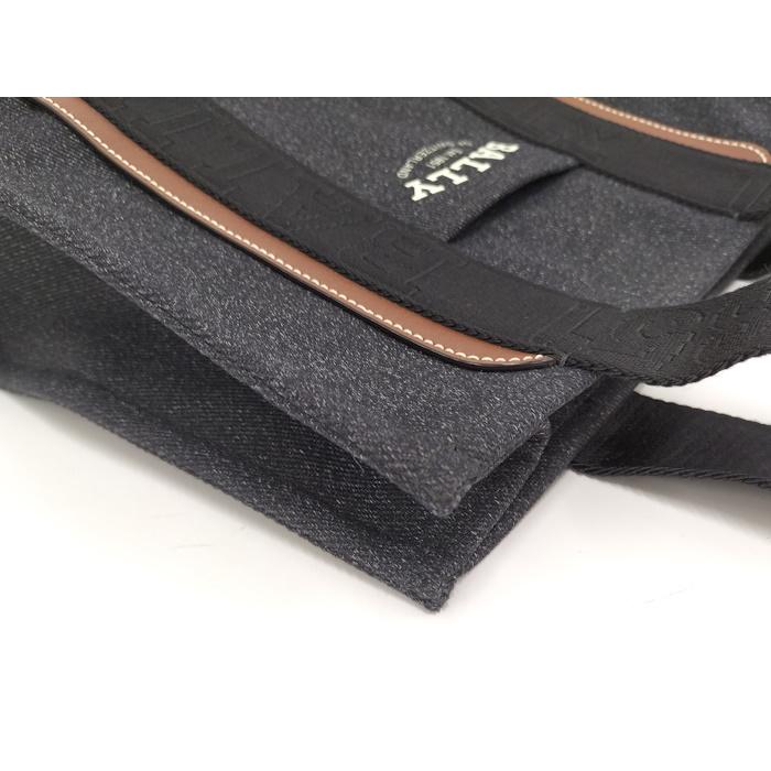 Bally（バリー） トートバッグ デニム ブラック : JJコレクション