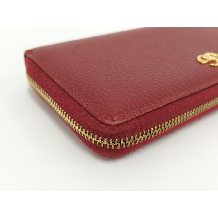 GUCCI グッチ プチマーモント 456117 ラウンドファスナー  長財布 レザー レッド【中古】 レディース 楽天市場】GUCCI【グッチ】 456117 プチマーモント ラウンドファスナー