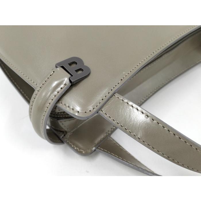 BALLY トートバッグ ハンドバッグ レザー グレー_5