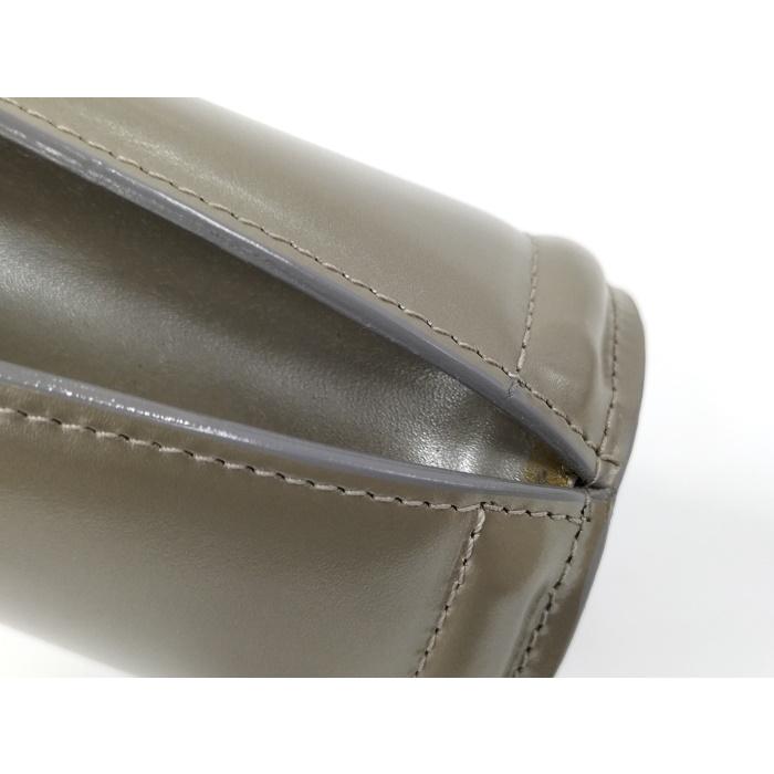 BALLY トートバッグ ハンドバッグ レザー グレー_6