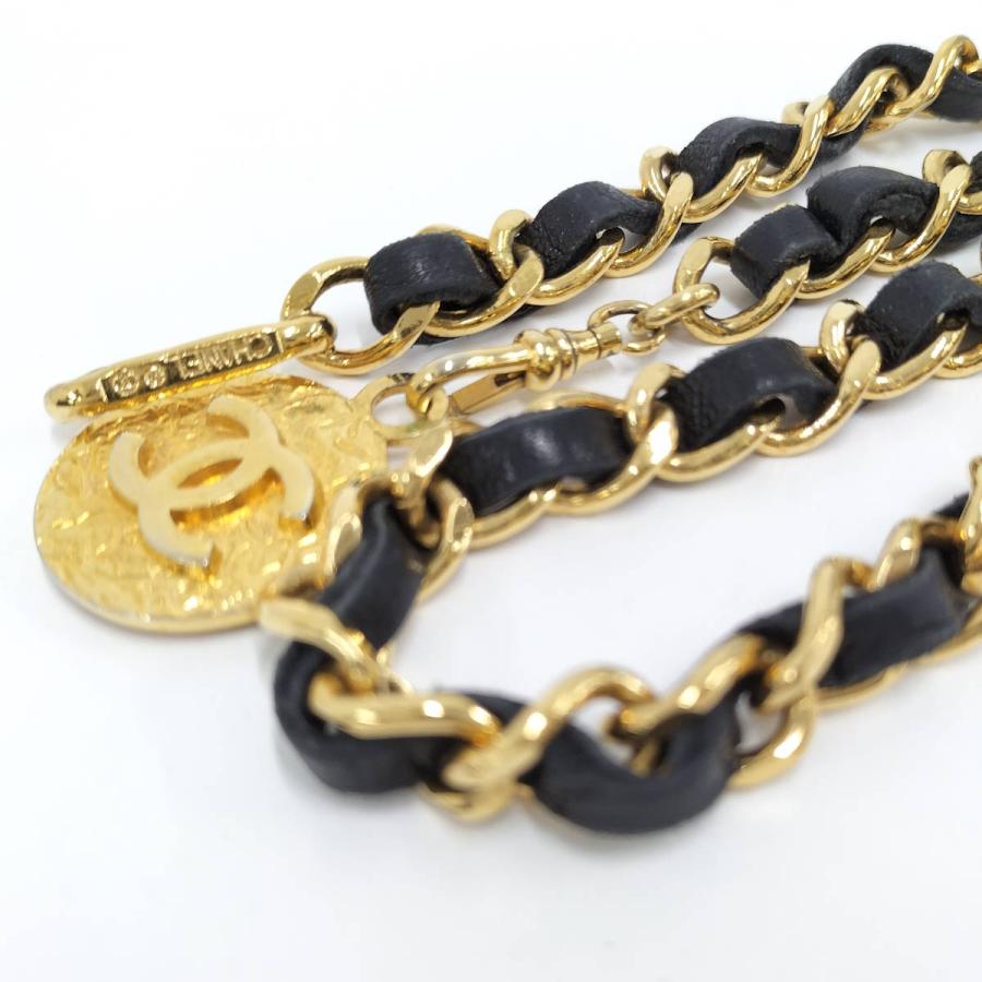 CHANEL（シャネル） チェーンベルト メダリオン ココマーク レザー