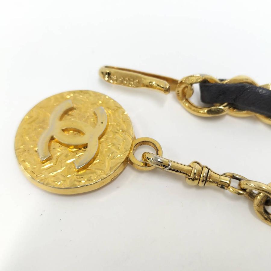 CHANEL（シャネル） チェーンベルト メダリオン ココマーク レザー