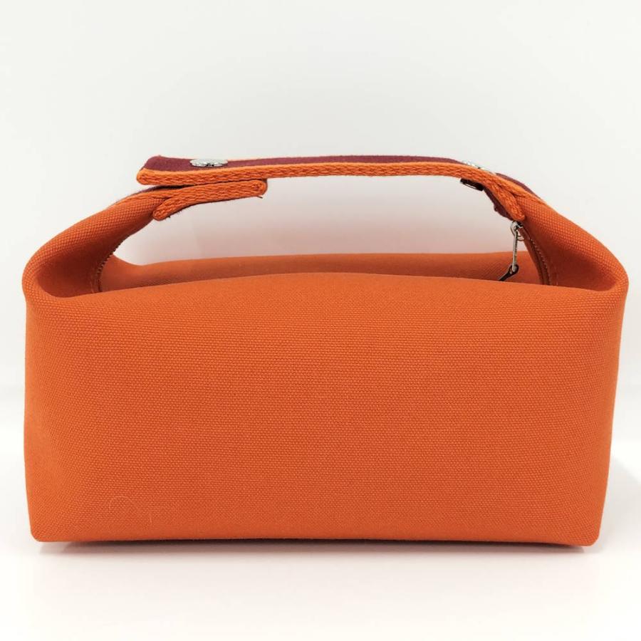 HERMES（エルメス） ブリッド ア ブラックPM キャンバス オレンジ