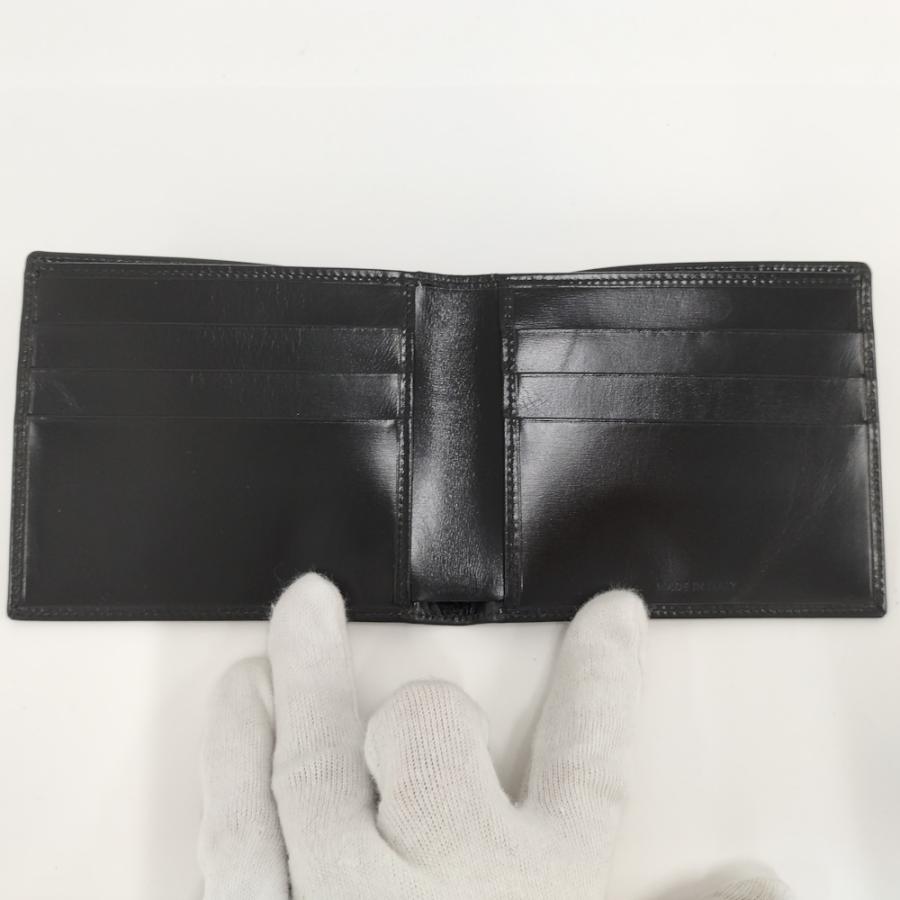 BVLGARI（ブルガリ） 二つ折り財布 レザー ブラック : JJコレクション