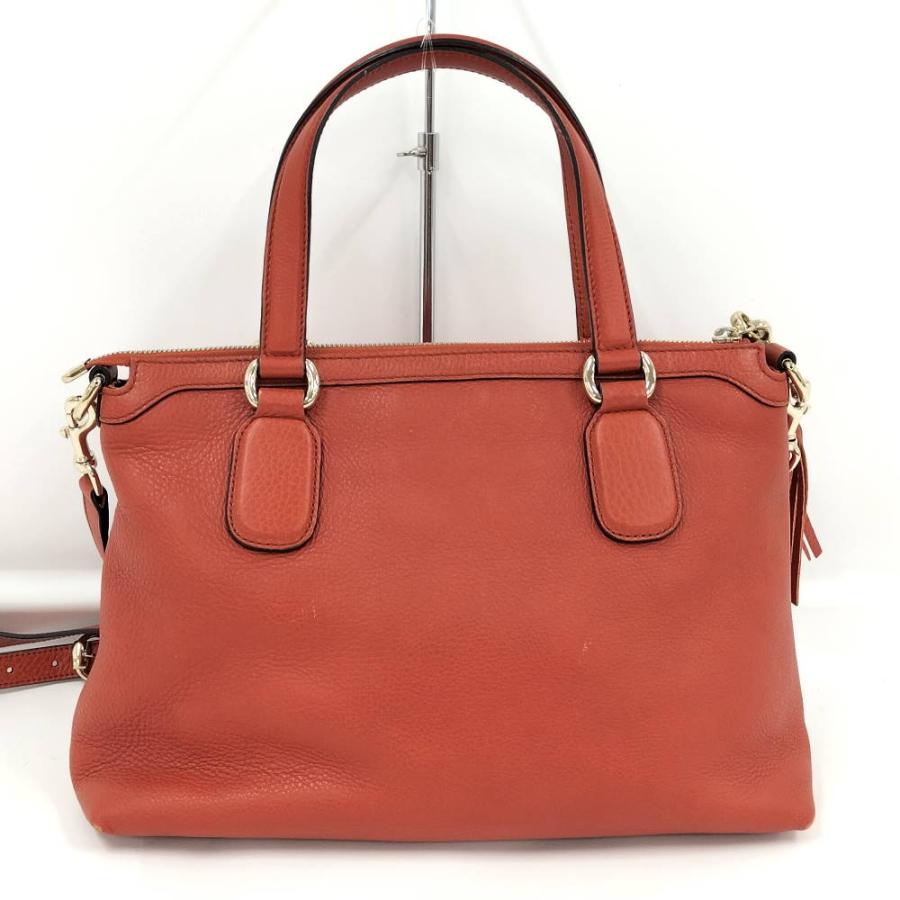 GUCCI 2WAYレザーバック GUCCI（グッチ） GUCCI 2WAY ショルダーバッグ ソーホー レザー