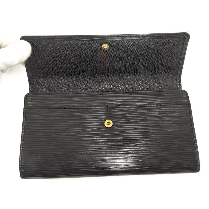 【極美品】ルイヴィトン エピ ポシェット ポルト モネ クレディ 長財布 黒 ルイヴィトン エピ ポシェット・ポルト モネ・クレディ 長財布