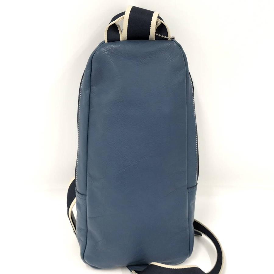 COACH（コーチ） ボディバッグ レザー ブルー F70811 : JJコレクション