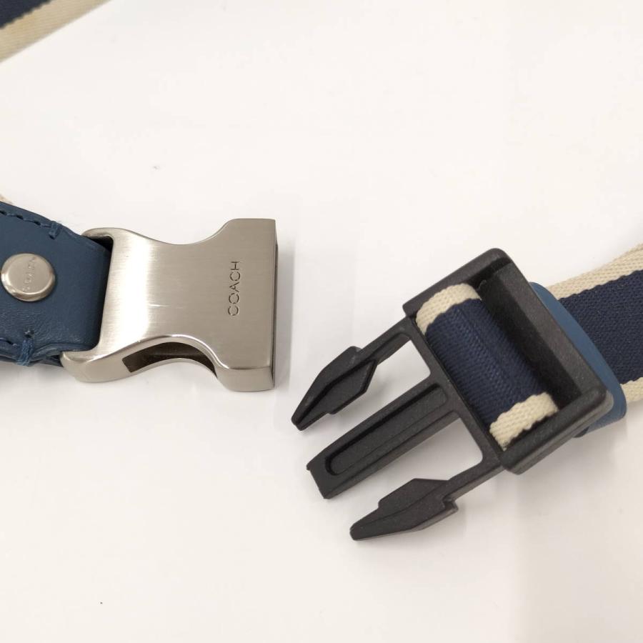 COACH（コーチ） ボディバッグ レザー ブルー F70811 : JJコレクション