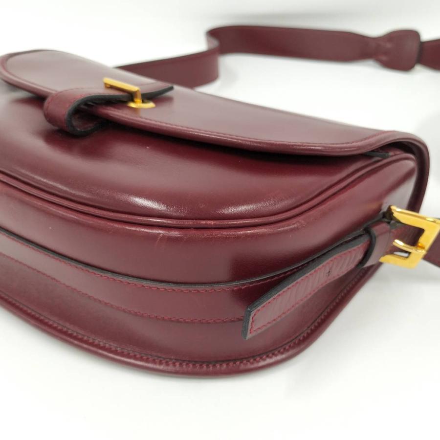 HERMES（エルメス） バルドゴルフ ショルダーバッグ レザー ボルドー