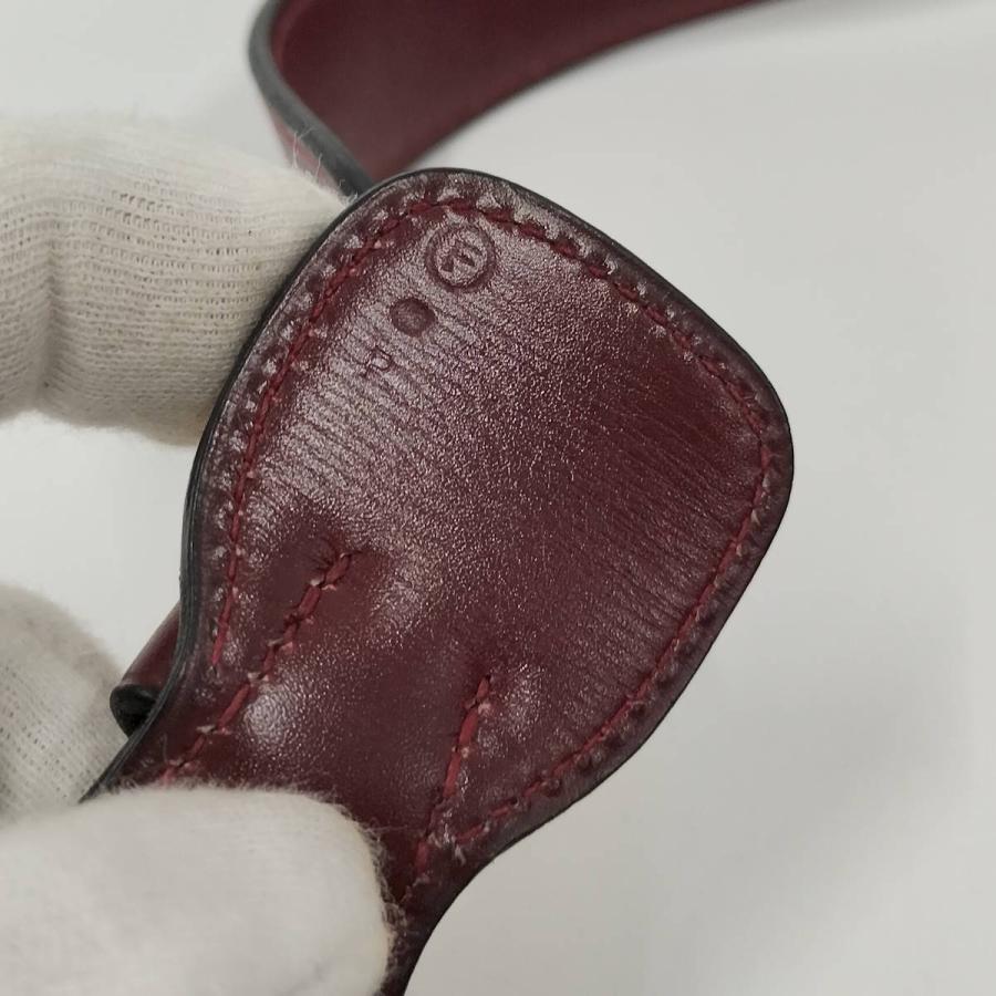 HERMES（エルメス） バルドゴルフ ショルダーバッグ レザー ボルドー
