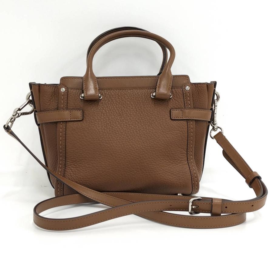 COACH（コーチ） スワッガー 2WAYハンドバッグ レザー ブラウン 37444