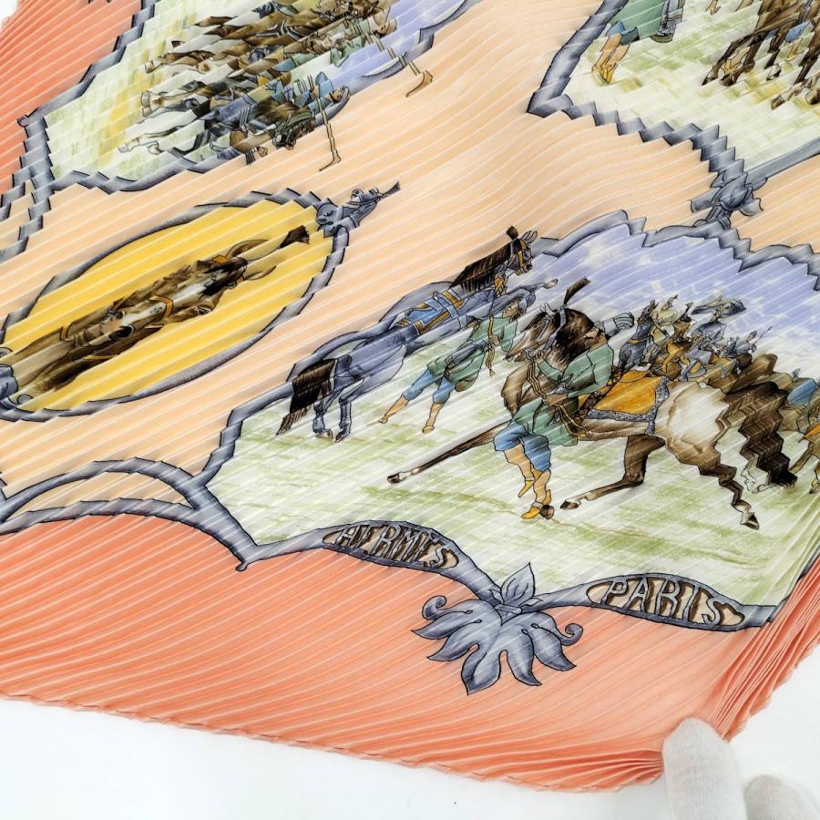 HERMES（エルメス） プリーツ スカーフ シルク : JJコレクション